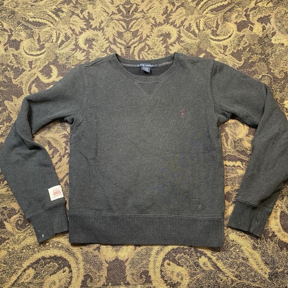 Ralph Lauren Tops - Ralph Lauren Blue Label Black Sweatshirt Womens Size Medium